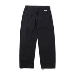 Pleated Trousers, Washed Black