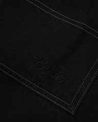 Trim Denim Jeans, Rinsed Black