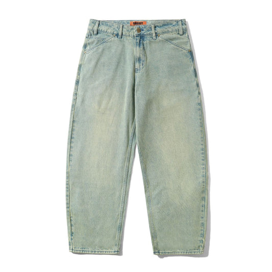 Trim Denim Jeans, Sunfade Blue