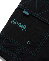 Contrast Board Shorts, Black