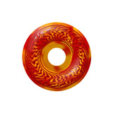 Formula 4 99D Swirled Classic Wheels, Red / Orange