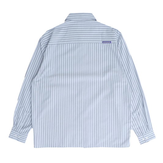 Business Leisure Long Sleeve Shirt, Blue