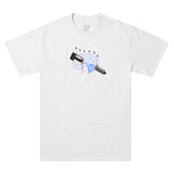 Bolt Brain Tee, Ash Grey