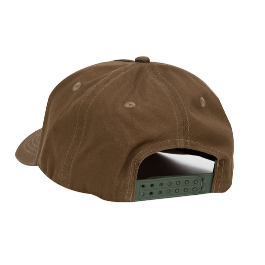 Dino Logo 5 Panel Hat, Olive