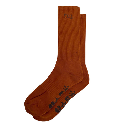 Frog Socks, Brown