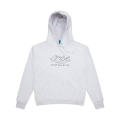 Dino Logo Hood, Grey