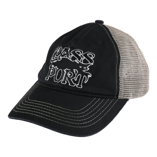 Pass~Port Slinkin' Leagues Trucker, Washed Black