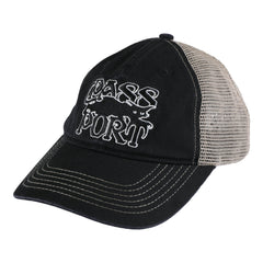 Pass~Port Slinkin' Leagues Trucker, Washed Black