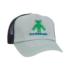 Perfect Frog Trucker Hat, Grey / Navy