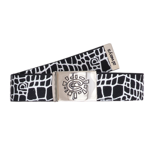 Croc Belt, Black