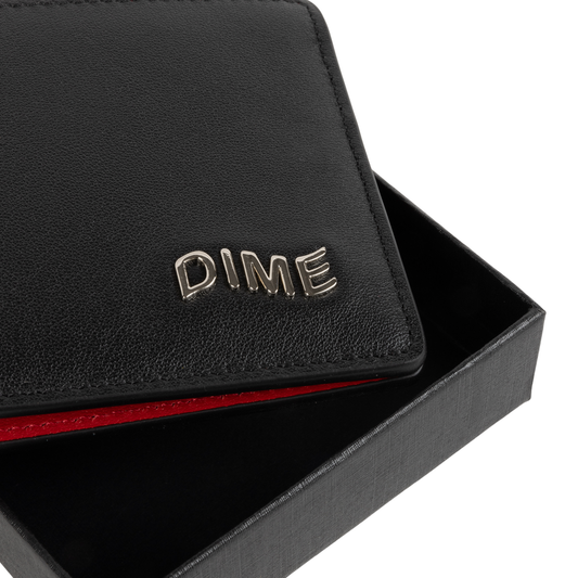 Leather Bifold Wallet, Black