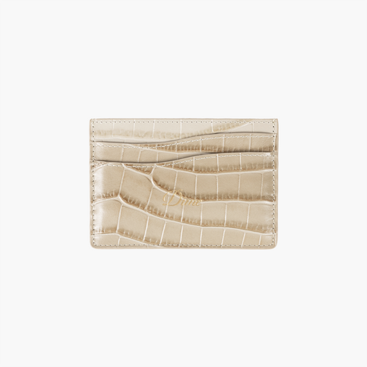 Croc Cardholder, Tan