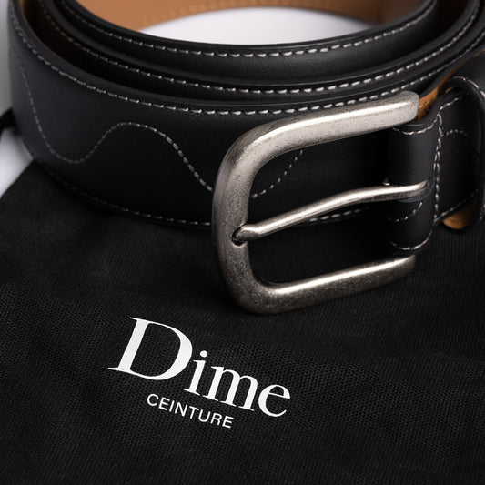 Desert Leather Belt, Black