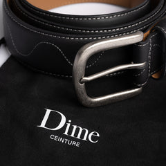 Desert Leather Belt, Black