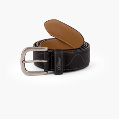 Desert Leather Belt, Black