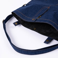 Jeans Messenger Bag, Indigo