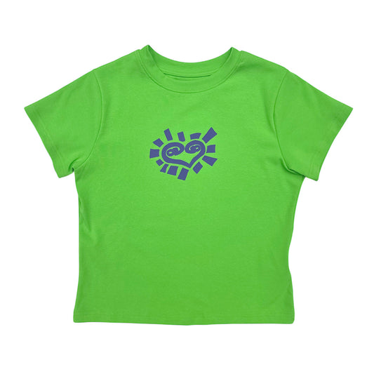 Baby He@rt T-Shirt, Green