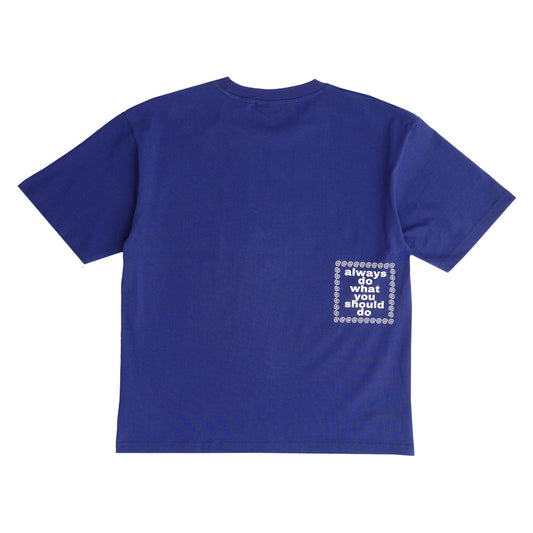 Stencil T-Shirt, Navy