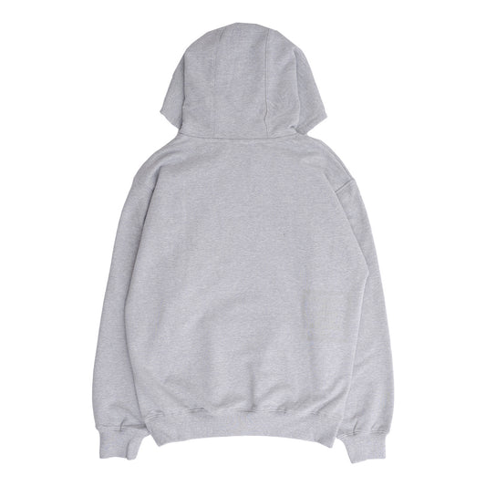 Stencil Applique Hoodie, Grey
