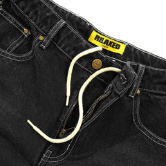 Ace Denim Jeans, Distressed Black