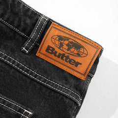 Ace Denim Jeans, Distressed Black