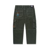 Aleka Cargo Jeans, Washed Army