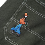 Aleka Cargo Jeans, Washed Army