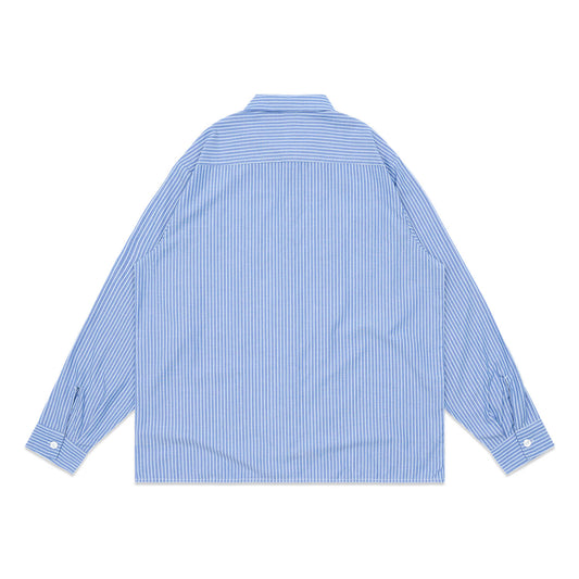 Post Button Down, Blue Stripe