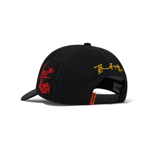 Alias 6 Panel Cap, Black