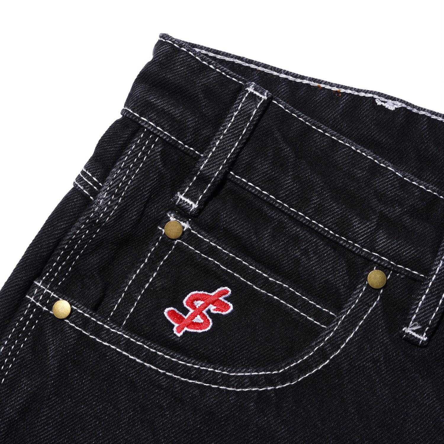All Star Baggy Denim Jeans, Black