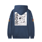 Applique Zip-Thru Hood, Denim