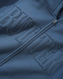 Applique Zip-Thru Hood, Denim