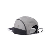 Athletic 4 Panel Cap, Black / Grey