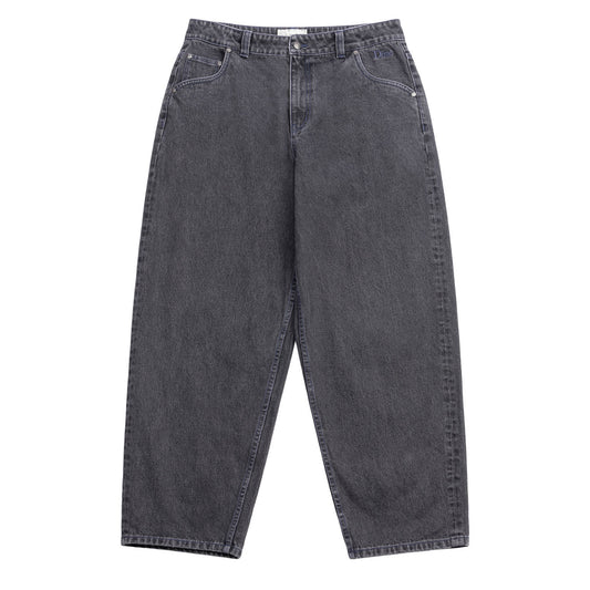 Classic Baggy Denim Pants, Faded Black