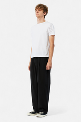 Baggy Chino Pants, Black