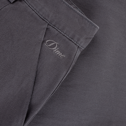 Baggy Chino Pants, Charcoal