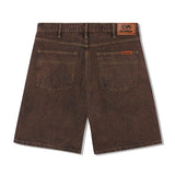 Web Denim Shorts, Brown