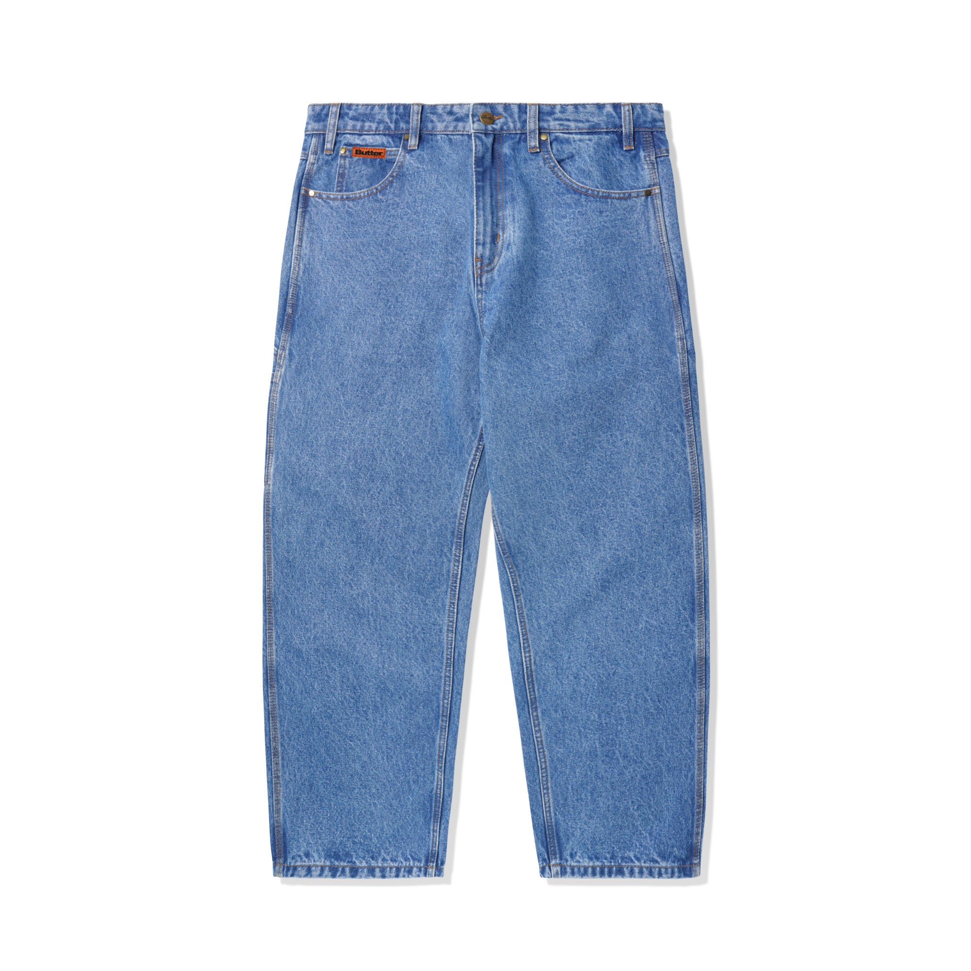 Butter Goods Baggy Denim Jeans, Washed Indigo – Sunset Store Australia