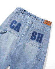 Blockout Denim Jeans, Silver Indigo Wash