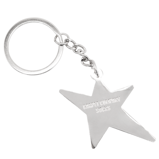 C-Star Key Chain, Chrome