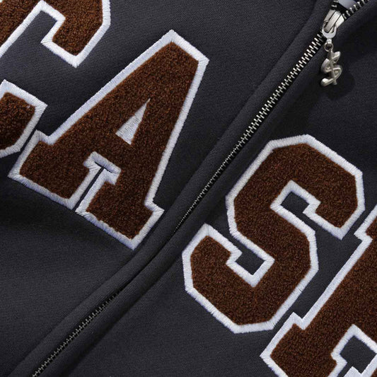 Campus Zip-Thru Hood, Charcoal