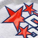 Stars Pullover Hood, Ash Grey