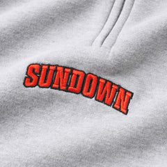 Sundown Quarter Zip Fleece, Grey / Navy