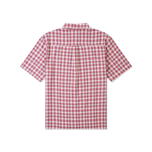 Brain Power Plaid Shirt, Red