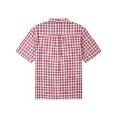 Brain Power Plaid Shirt, Red