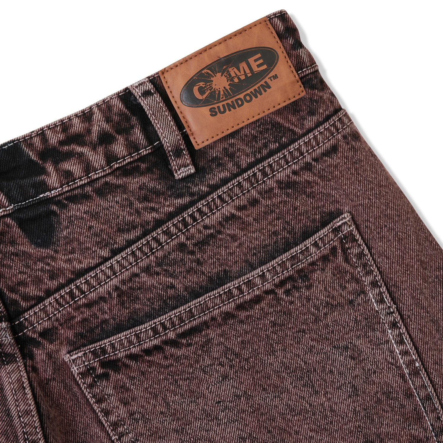 Helix Jeans, Washed Plum