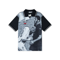 In Range Football Jersey, Black / White