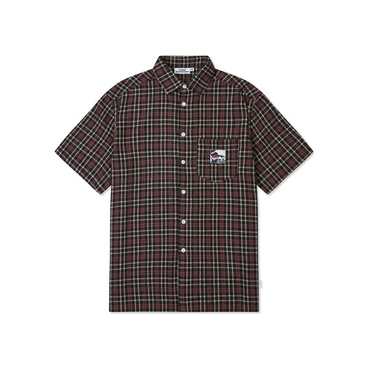 Hole In The Head Shirt, Brown / Red