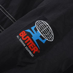 Contrast Alpine Anorak Jacket, Black