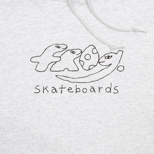 Dino Logo Hood, Grey